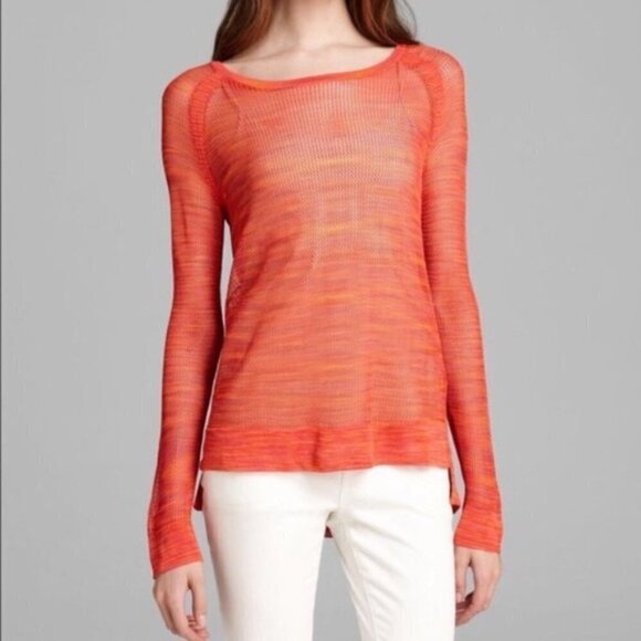 Rag & Bone Jean Allgauer Mesh Raglan Pullover Top - Picture 1 of 7